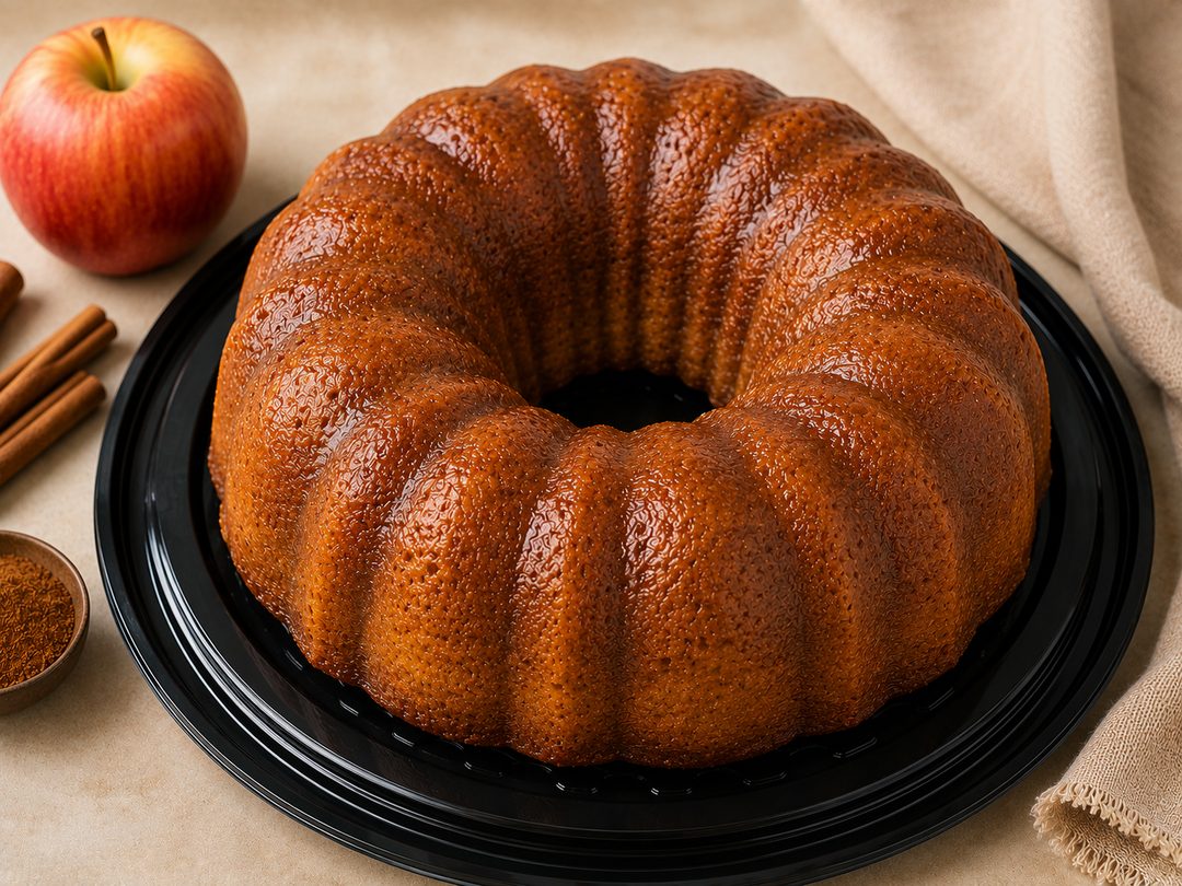 Apple rum cake