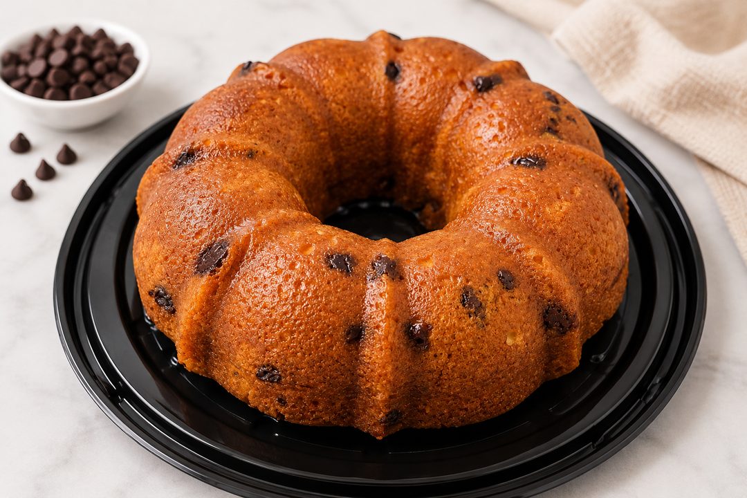 Chocolate Chip rum cake
