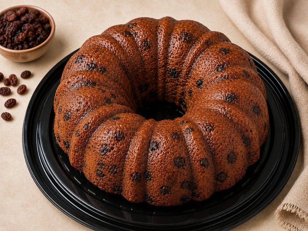 Rum Raisin rum cake